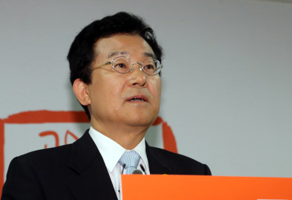 고승덕 서울시 교육감 후보 기자회견