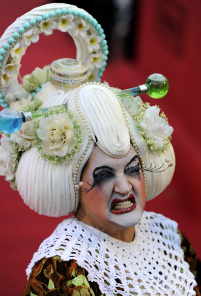 지난 31일(현지시간) 오스트리아 비엔나 시청에서 열린 ‘제22회 라이프볼(Life Ball) 에이즈 자선 행사’의 오프닝 세레머니 ⓒ AFPBBNews=News1