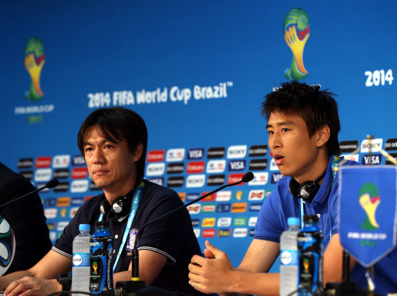 <월드컵2014> 한국 대표팀 기자회견