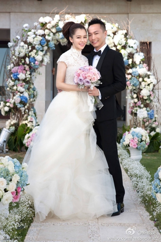 대만 배우 비비안 수(왼쪽)와 남편 리원펑<br>사진=비비안수 웨이보