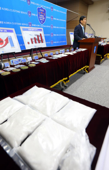 한국은 마약과 전쟁중, 14년 상반기 마약 압수량 최고치 기록