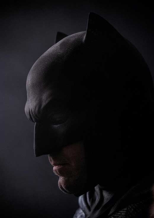 ‘2014 Comic-Con’행사에서 공개된 영화‘배트맨 대 슈퍼맨: 정의의 시작(Batman v Superman: Dawn of Justice)’의 배트맨.