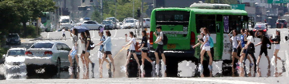 서울에 첫 폭염경보