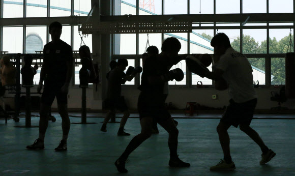 ‘훈련에 열중’