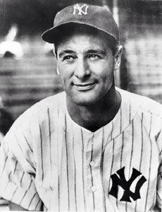 뉴욕 양키즈의 야구선수 ‘루 게릭(Lou Gehrig)’