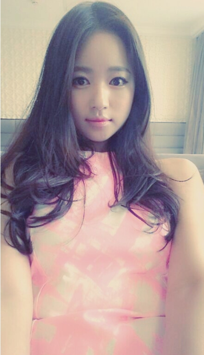 임미향 중국 화장품 광고모델 사진  