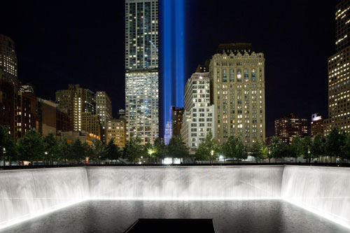 9·11테러 추모 ‘빛의 헌사’ ⓒ AP/뉴시스