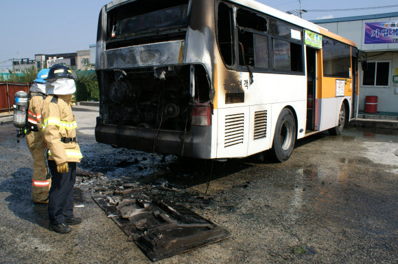 불탄 시내버스