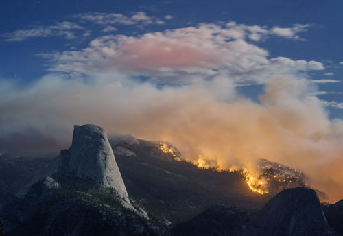 요세미티 국립공원 산불 ⓒ AP/뉴시스