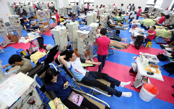 최대인원 헌혈 기네스기록 도전