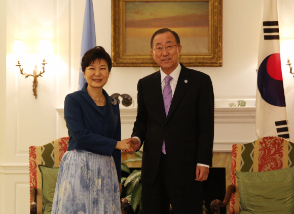 유엔사무총장 관저 방문