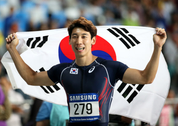 <아시안게임> 여호수아, 남200m 동메달