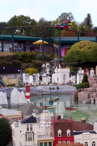 영국 윈저 레고랜드 내 미니랜드 모습.