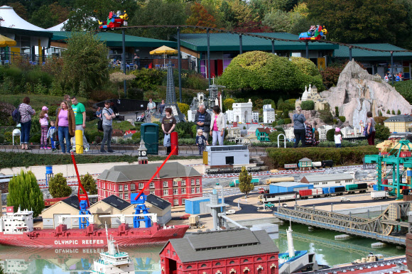 영국 윈저 레고랜드 내 미니랜드 모습.