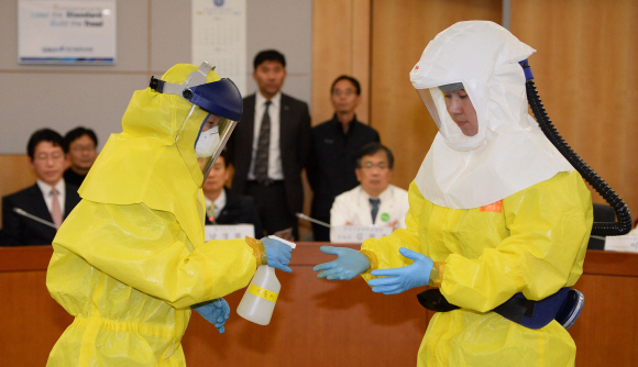 에볼라 현장대응 모의 훈련 