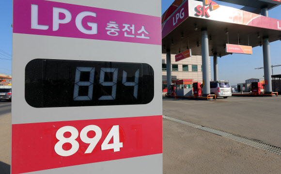 차량용 LPG 5년만에 800원대로 하락…ℓ당 897원