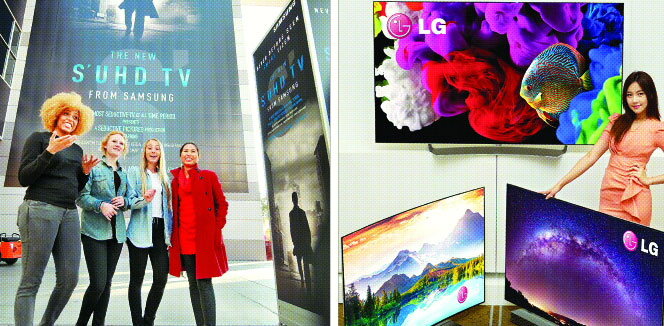 삼성 UHD TV vs LG 올레드TV 