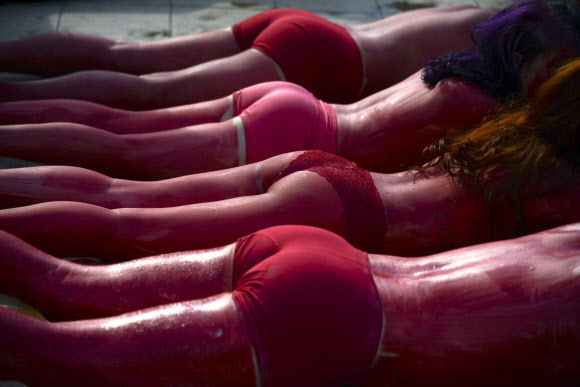 동물권리보호단체인 아니마 나투랄리스(Anima Naturalis) 회원