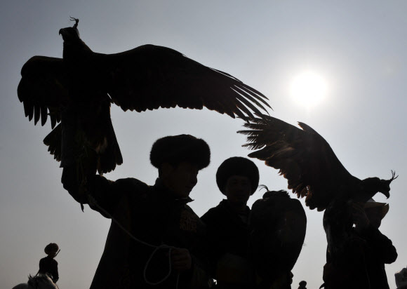키르기스스탄 매사냥 축제 ‘살부룬’
