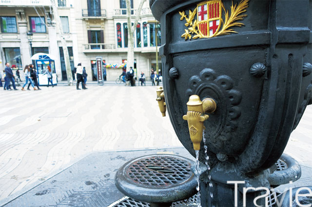 물을 마시면 다시 바르셀로나에 오게 된다는 전설의 식수대