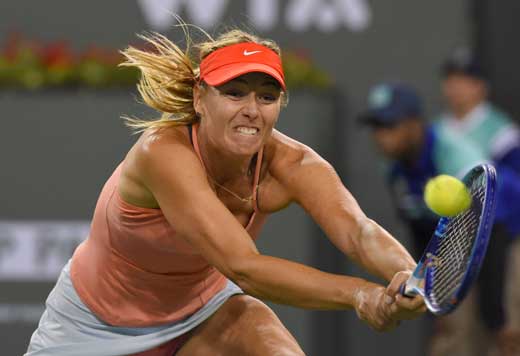 샤라포바. BNP 파리바 테니스 오픈(the BNP Paribas Open tennis tournament)
