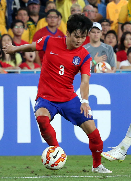 김진수 뇌진탕 증상으로 축구대표팀 소집 불가능