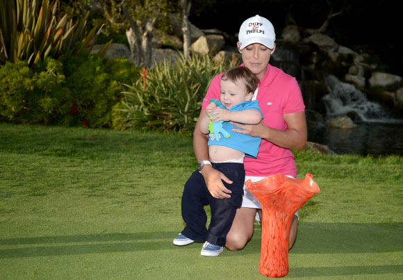 크리스티 커, 아들 메이슨과 함께