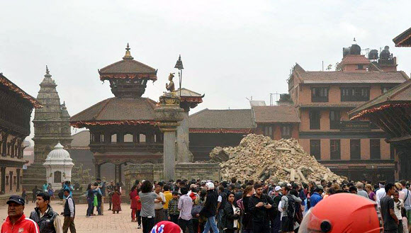 처참한 네팔의 지진 현장