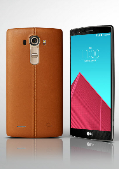 29일 출시된 LG전자의 플래그십 스마트폰 ’LG G4’.  LG전자 제공