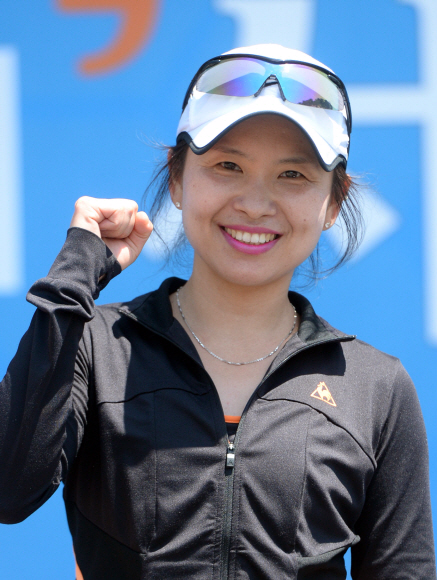 하프마라톤 여자 1위 김효진씨