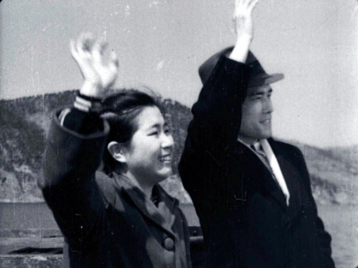 해방 후 첫 문예영화 중 하나로 최근 일본에서 발굴된 이규환 감독의 ‘해연’(1948)의 한 장면.<br>한국영상자료원 제공