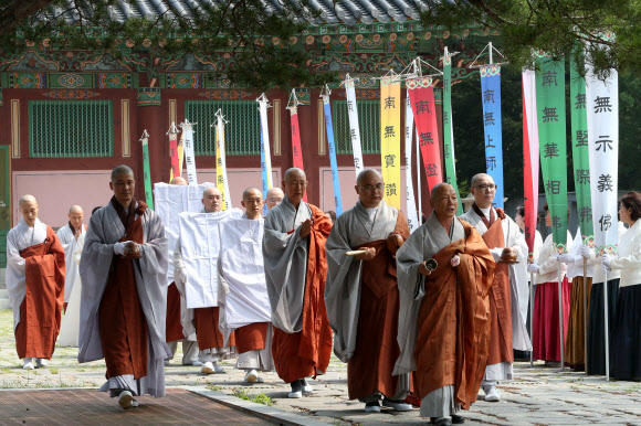 범어사 칠성도 귀환 의식