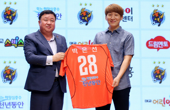 WK리그 복귀한 박은선