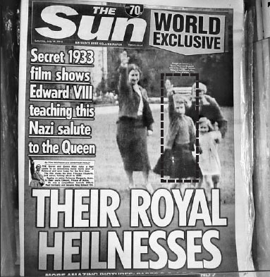 80여년 전 英엘리자베스 2세 여왕 ‘나치 경례’ 논란