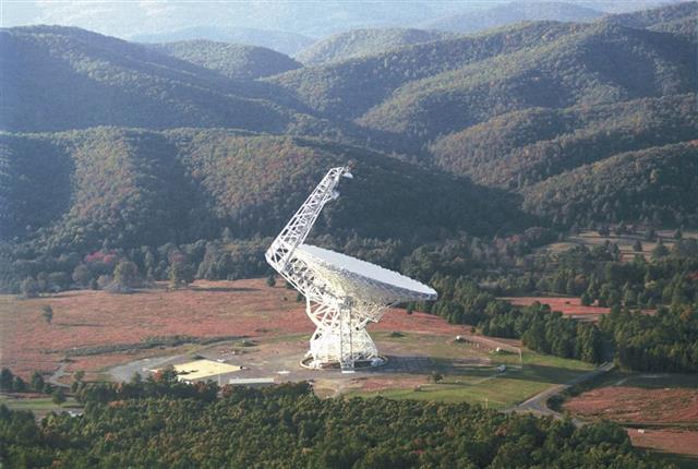미국 웨스트버지니아에 있는 ‘그린뱅크’ 전파망원경