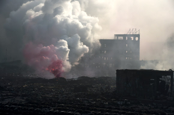 ‘중국 톈진 폭발 사고’ ‘텐진’ ⓒ AFPBBNews=News1