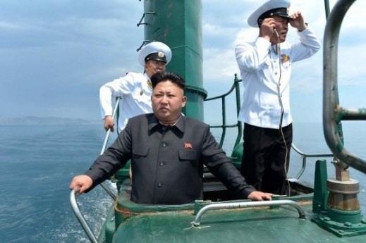 북한 잠수함. 조선중앙통신