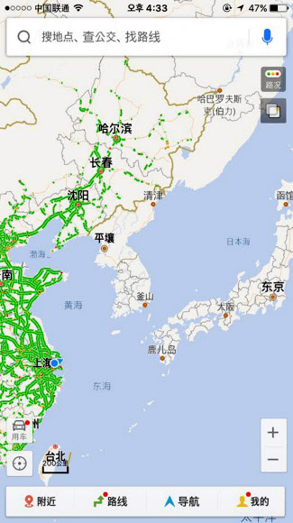 中최대 포털사이트 바이두, ’일본해’ 단독 표기