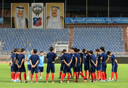 쿠웨이트와 일전 앞둔 축구대표팀