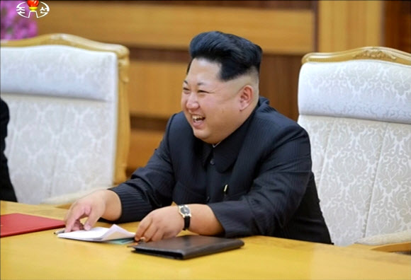 북한 김정은, 중국 서열5위 류윈산과 회동