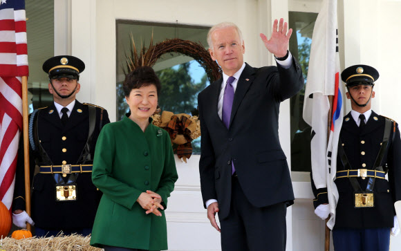 박 대통령과 바이든 미국 부통령