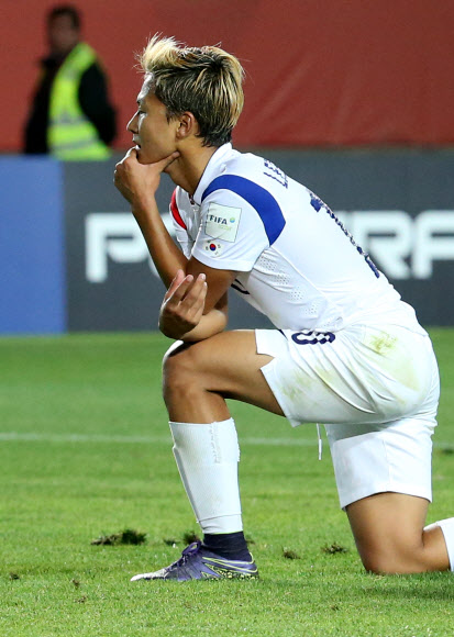 아쉬워하는 이승우