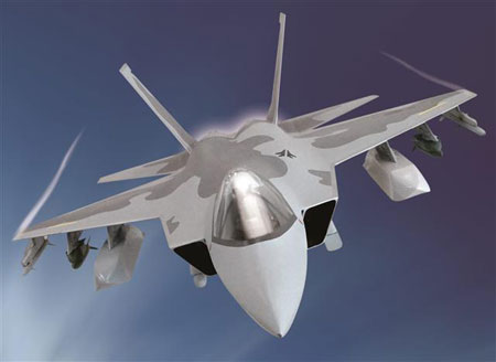 한국형 전투기(KF-X) 예상 이미지.  한국항공우주산업(KAI) 제공