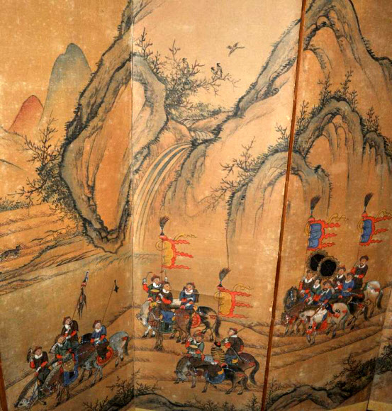 단원 김홍도作 추정 10쪽 병풍 미국 대학박물관서 발견