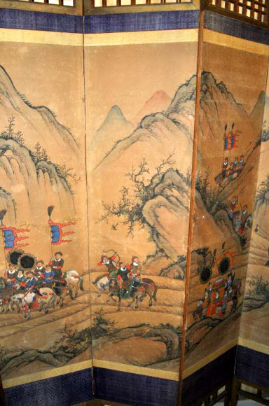 단원 김홍도作 추정 10쪽 병풍 미국 대학박물관서 발견