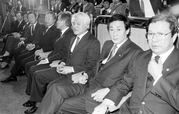 김영삼과 야당 인사들