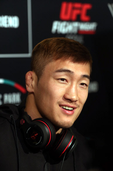 ’UFC 파이트 나이트 서울’ 미디어 데이 참석한 방태현