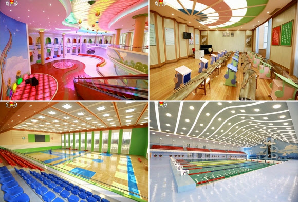 김정은, 만경대학생소년궁전 시찰…”동화세계 같다”