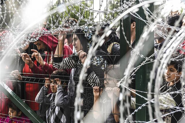 중동·아프리카 난민 100만명 유럽행… 엇갈린 수용·봉쇄 정책 AFP 연합