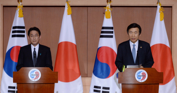 일본군 위안부 문제 합의한 한국과 일본